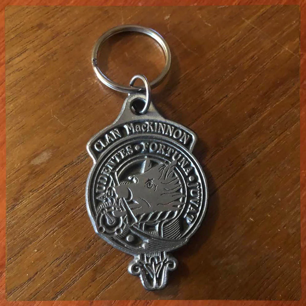 Clan MacKinnon Metal Keyring