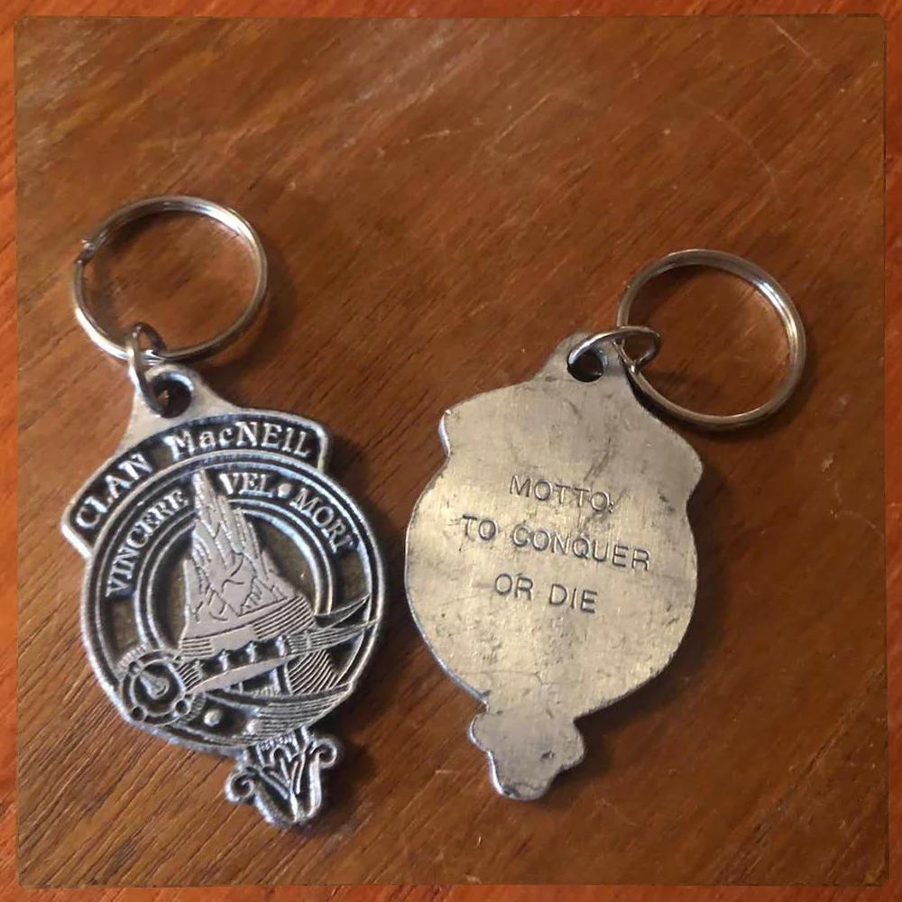 Clan MacNeil Metal Keyring