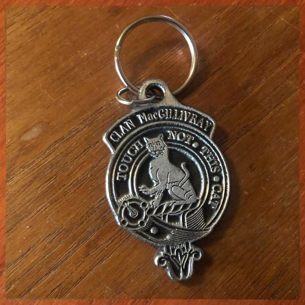 Clan MacGillvray Metal  Keyring