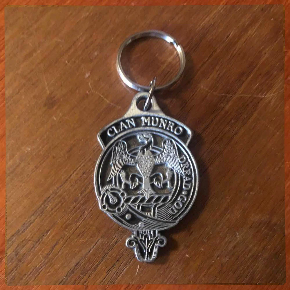 Clan Munro Metal Keyring
