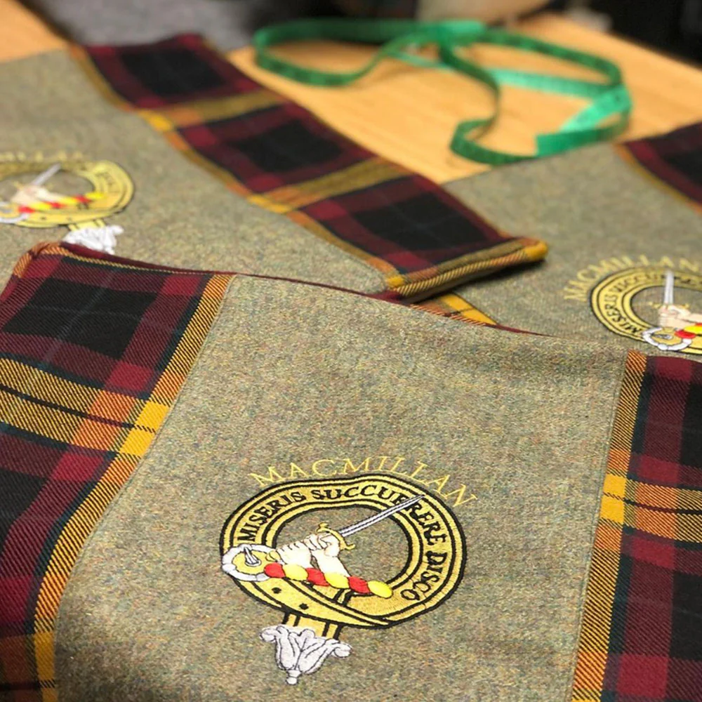 3 x Embroidered Clan Crest Cushion Covers - Image 3