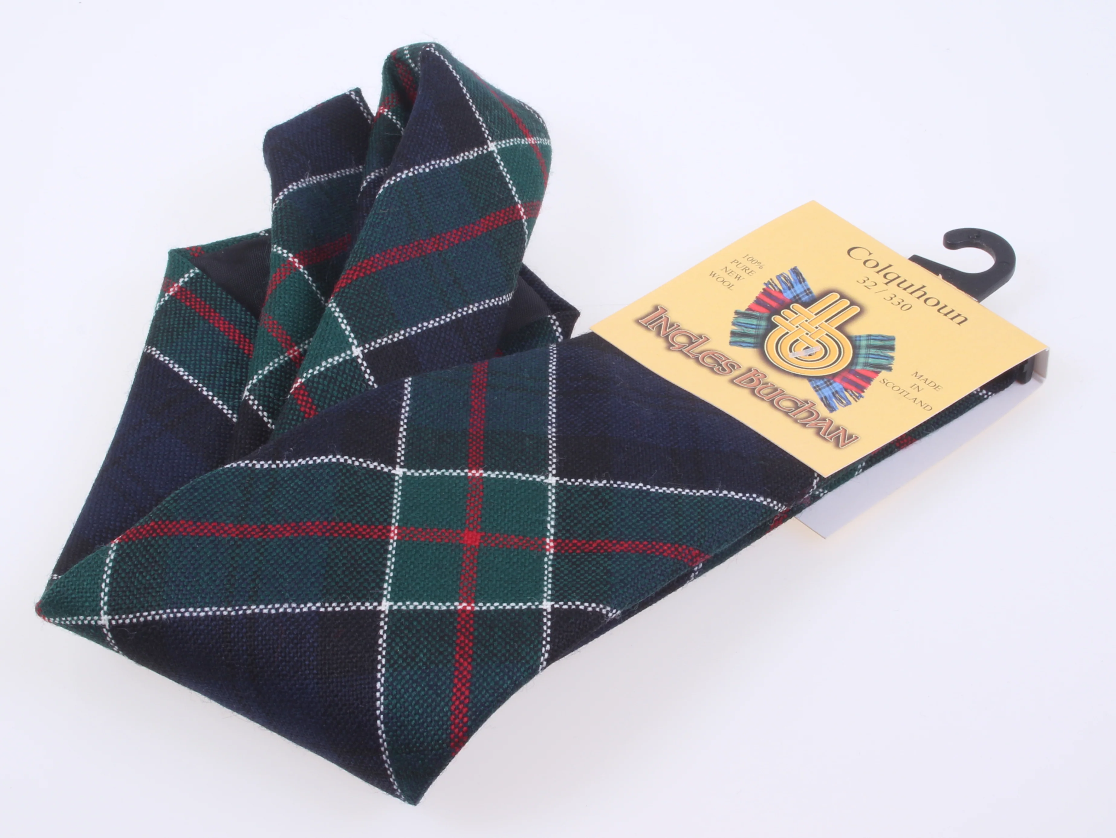 Pure Wool Tie in Colquhoun Modern Tartan - Image 4