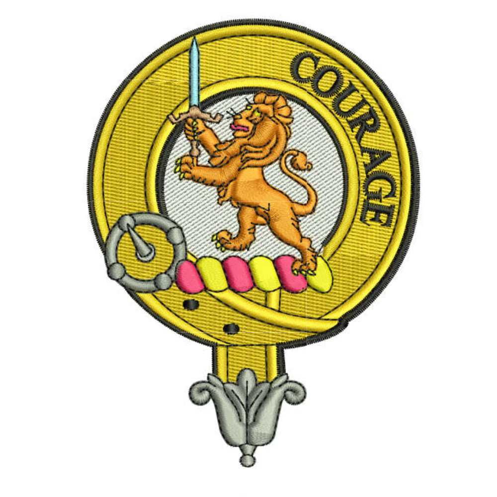 Cumming Clan Crest Embroidered Polo - Image 2