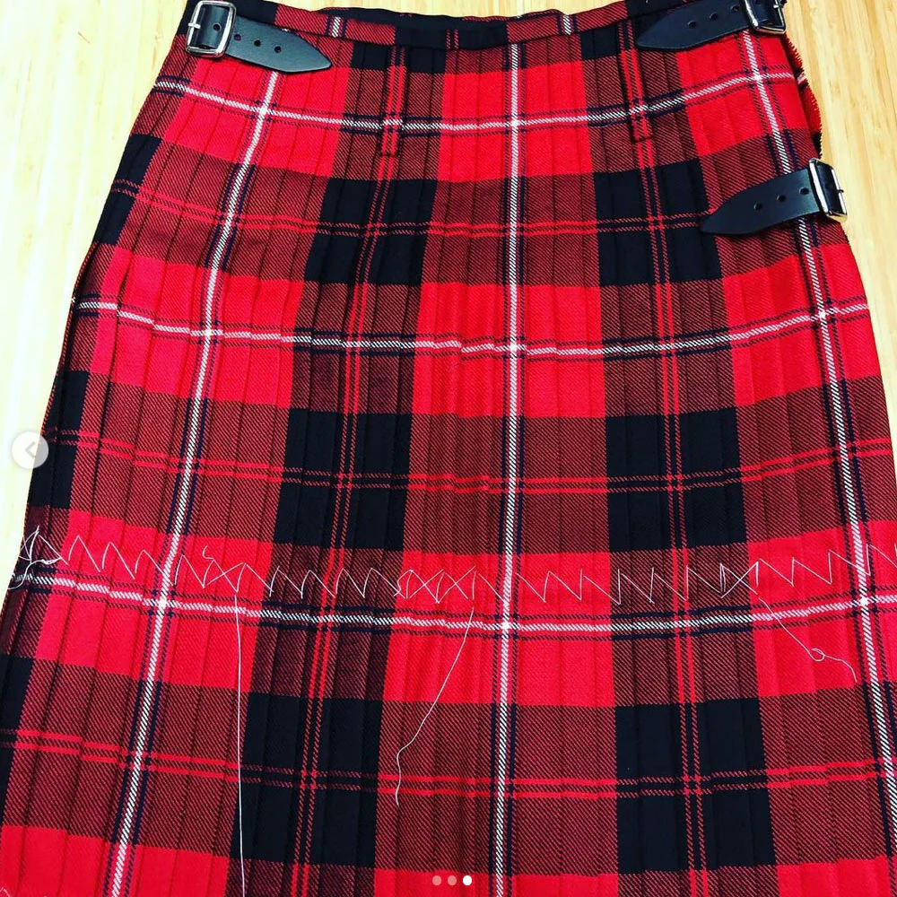 Cunningham Modern Heavyweight Hand Stitched Kilt - Image 4