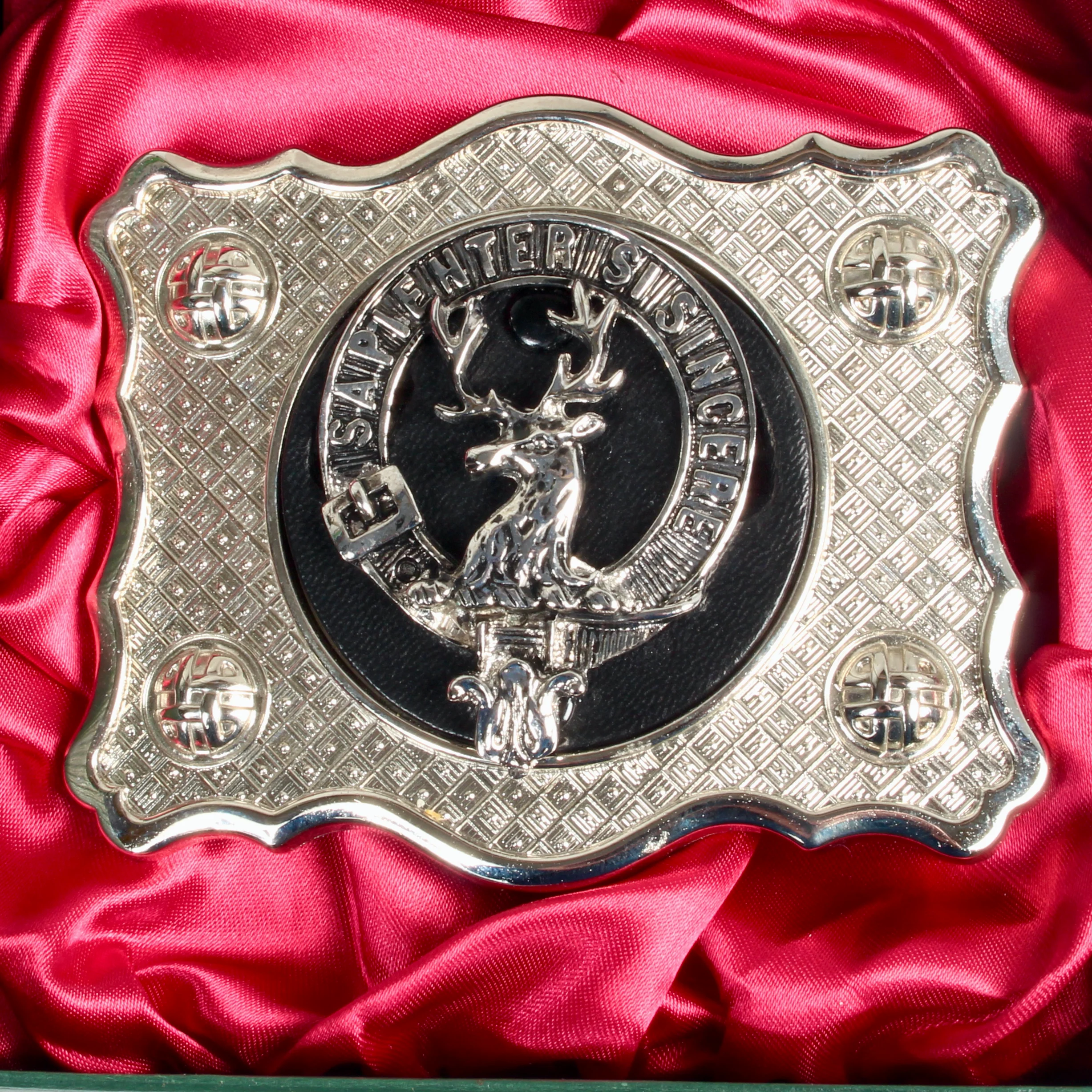 Davidson Pewter Clan Crest Buckle For Kilt Belts - Image 2