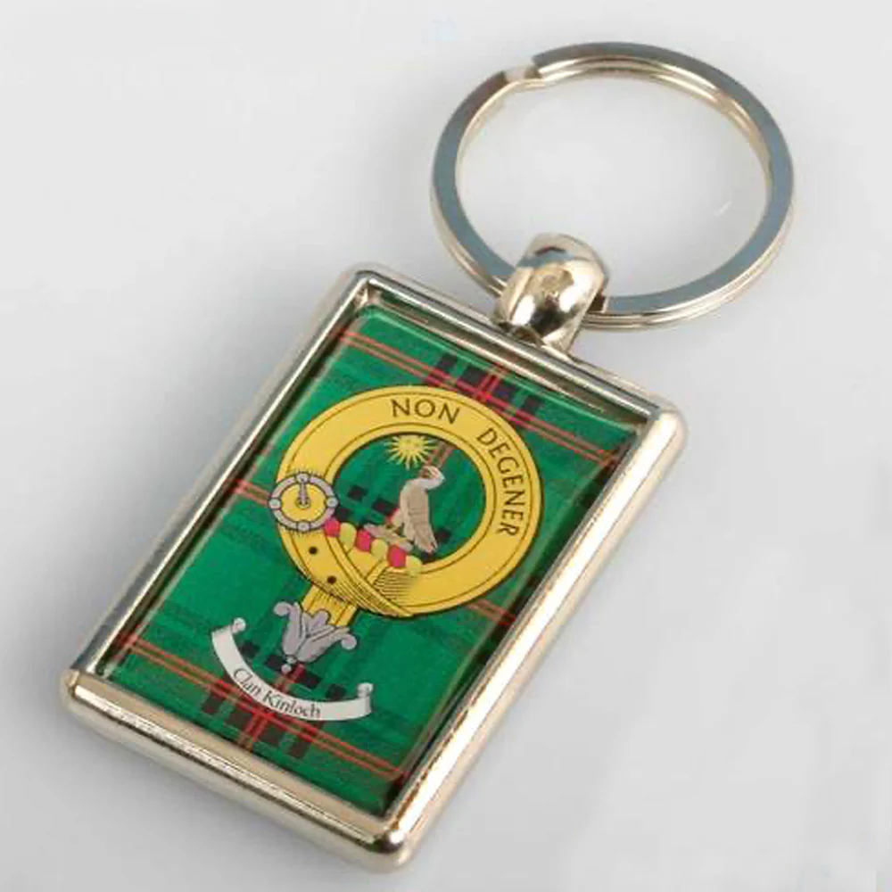 Double Sided Clan Crest Silver Effect Keyring - Image 3