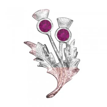 Double Thistle Brooch - Image 2