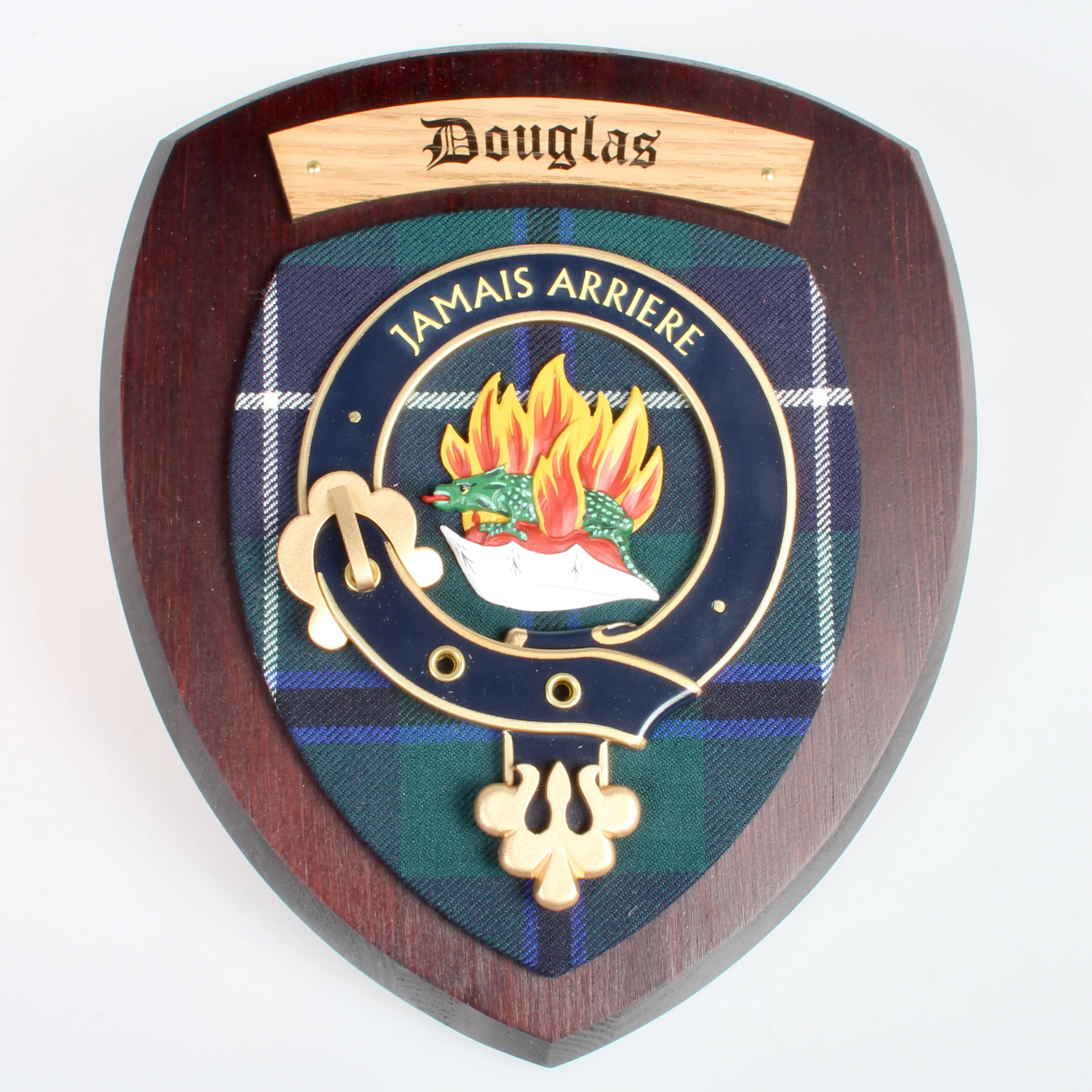 Douglas Clan Crest Wall Plaque.