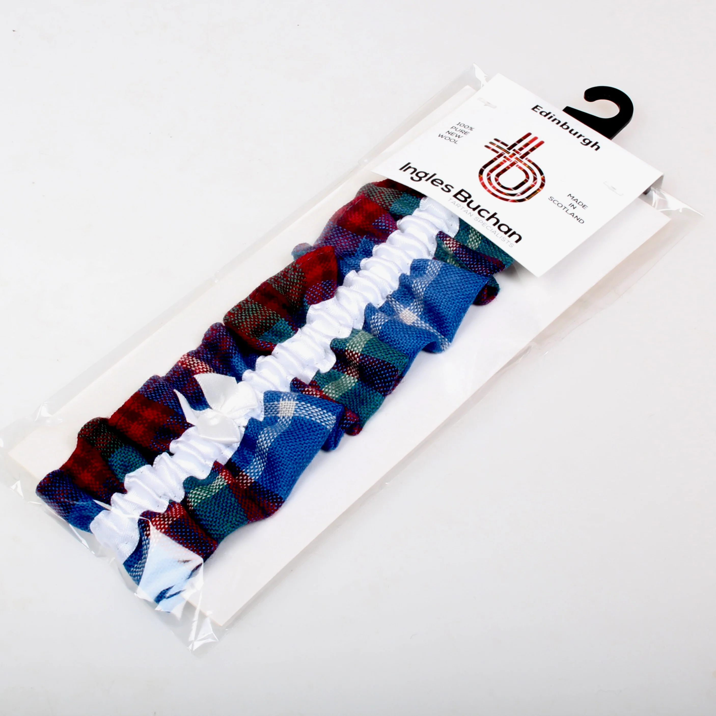 Edinburgh Tartan Wool Wedding Garter