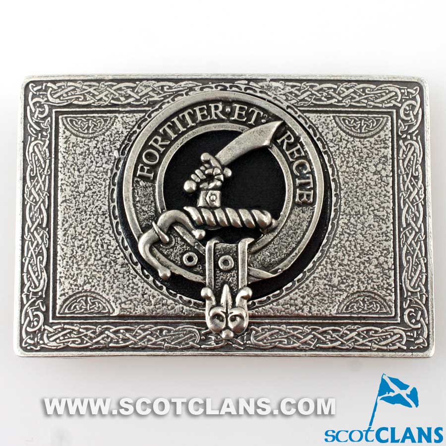 Elliot Pewter Clan Crest Buckle For Kilt Belts - Image 2