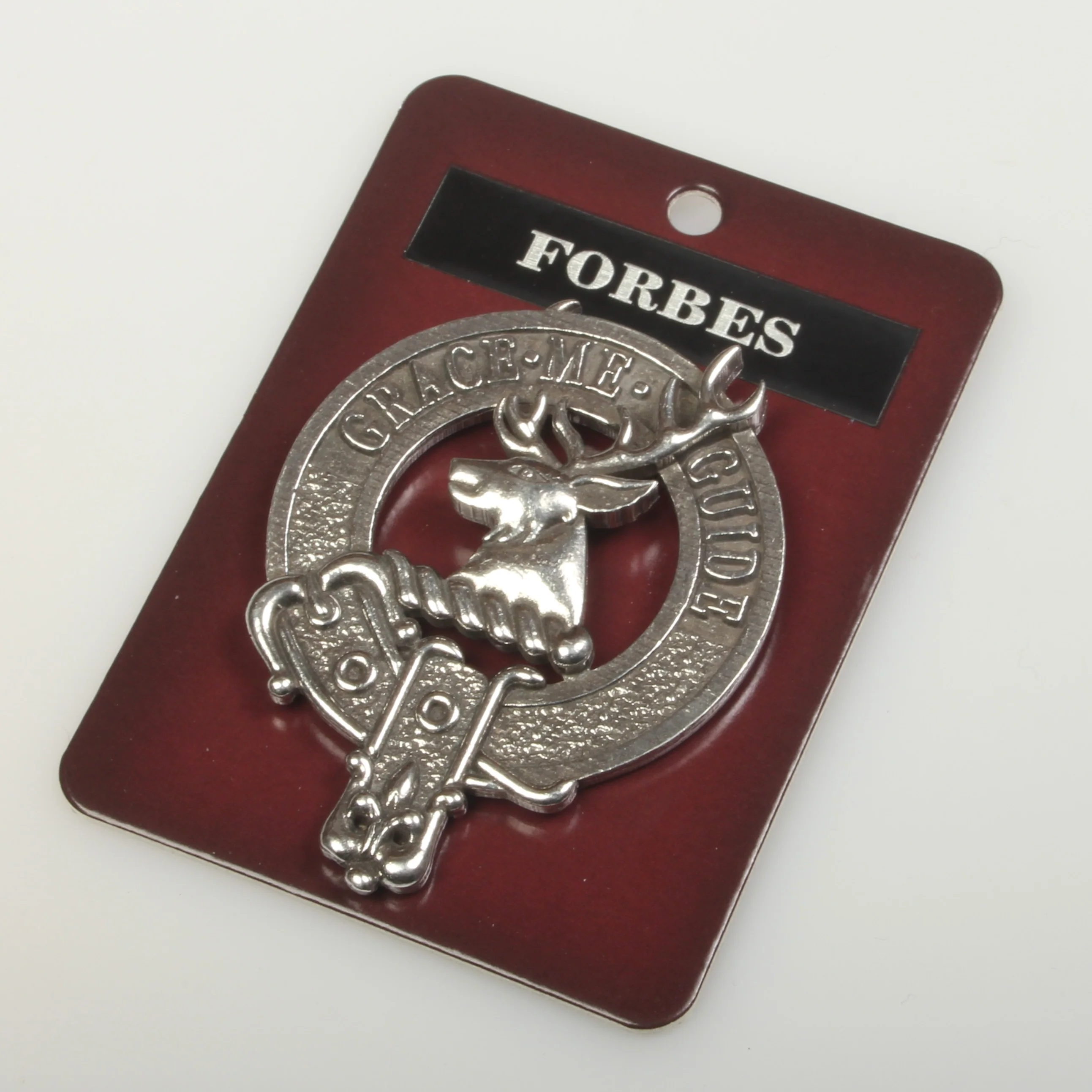 Forbes Clan Crest Badge in Pewter