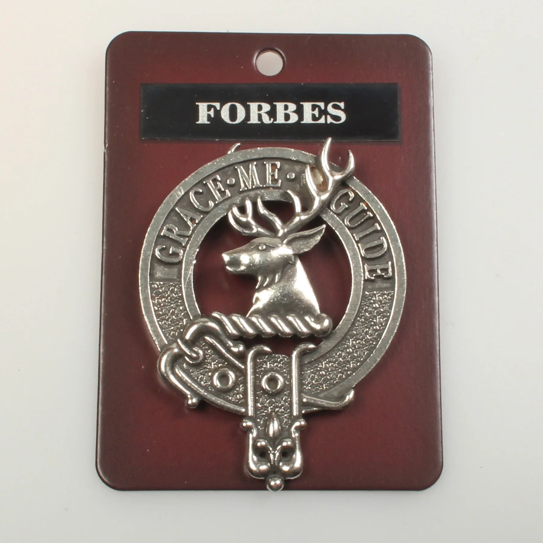Forbes Clan Crest Badge in Pewter - Image 3