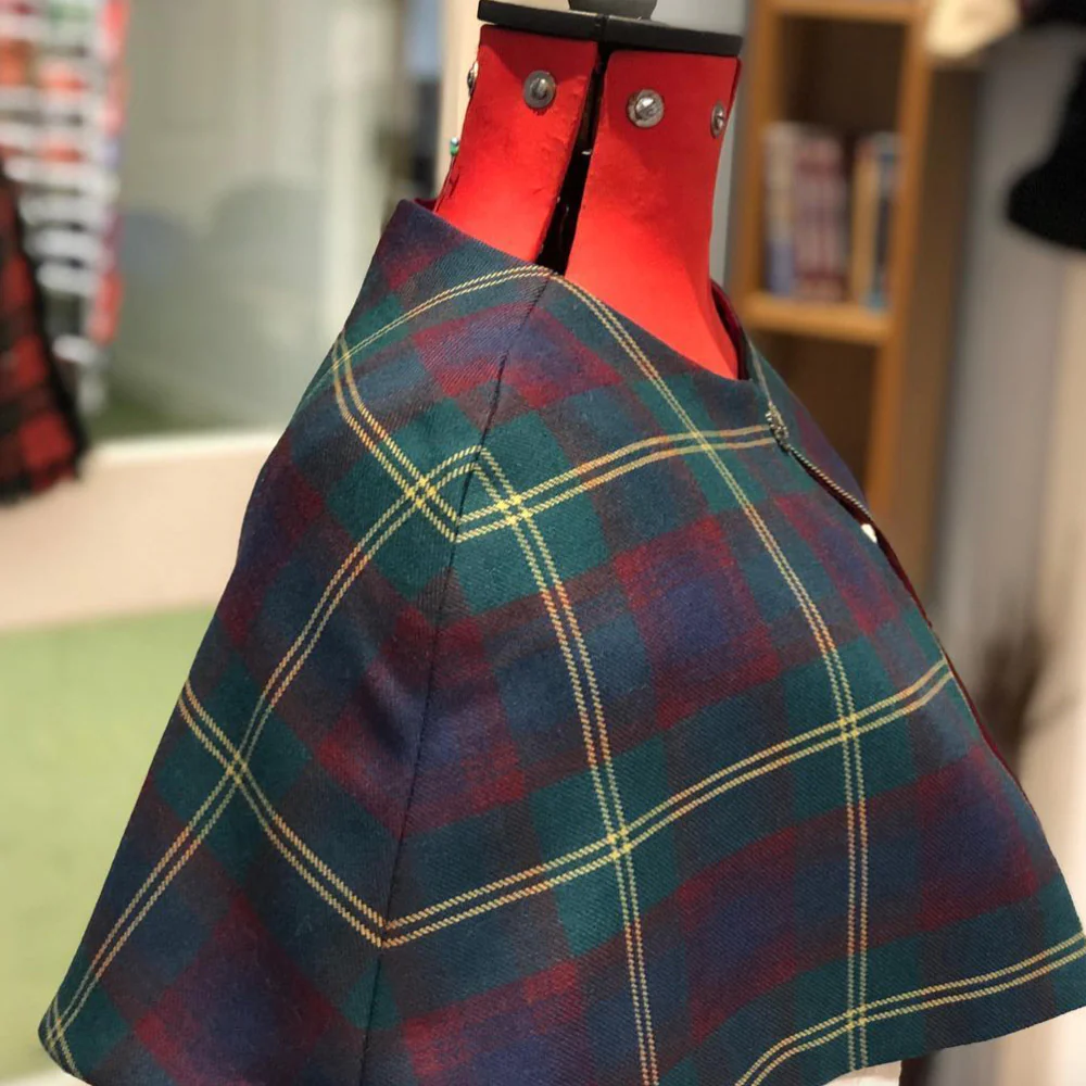 Formal Short Cape - Any Medium Weight Tartan - Image 3