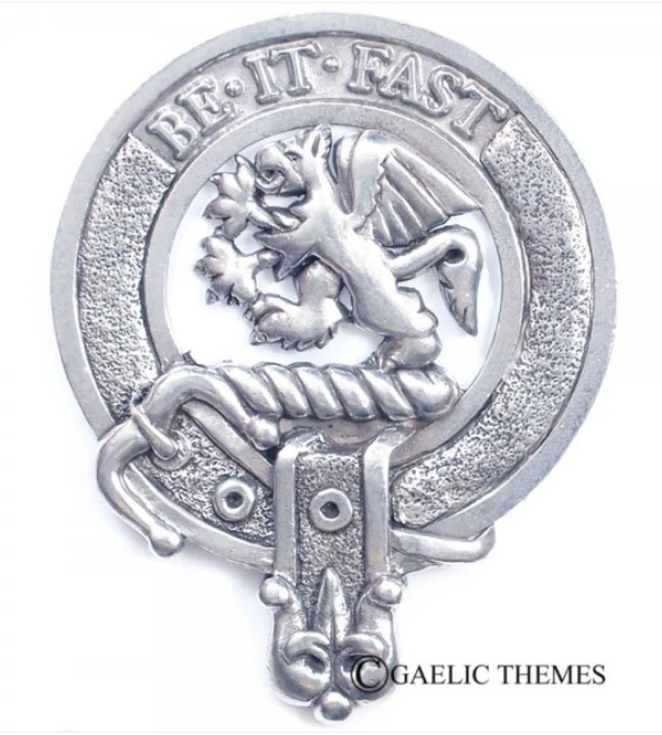 Fotheringham Clan Crest Badge in Pewter