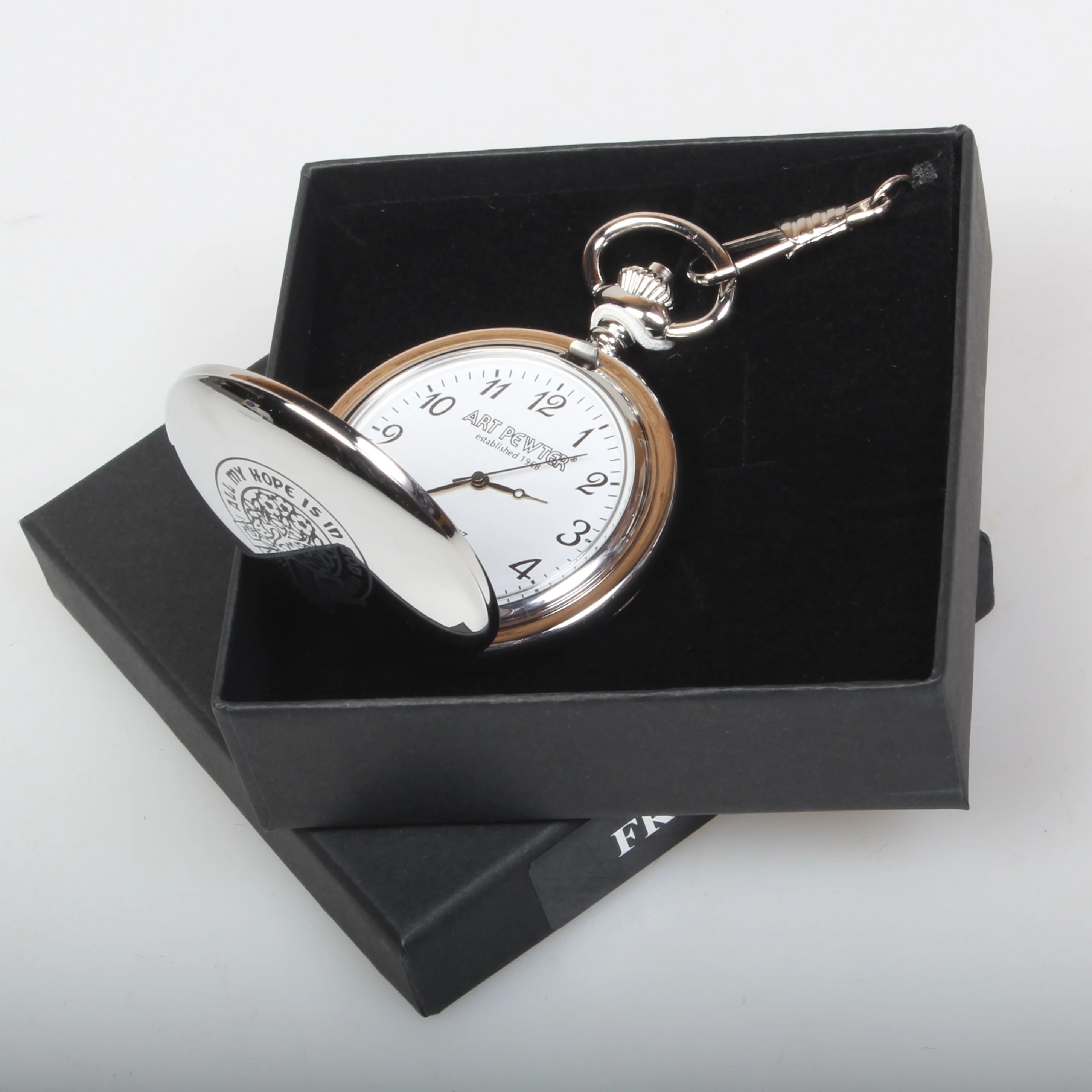 Fraser Clan Crest Engraved Pocket Watch - Image 2