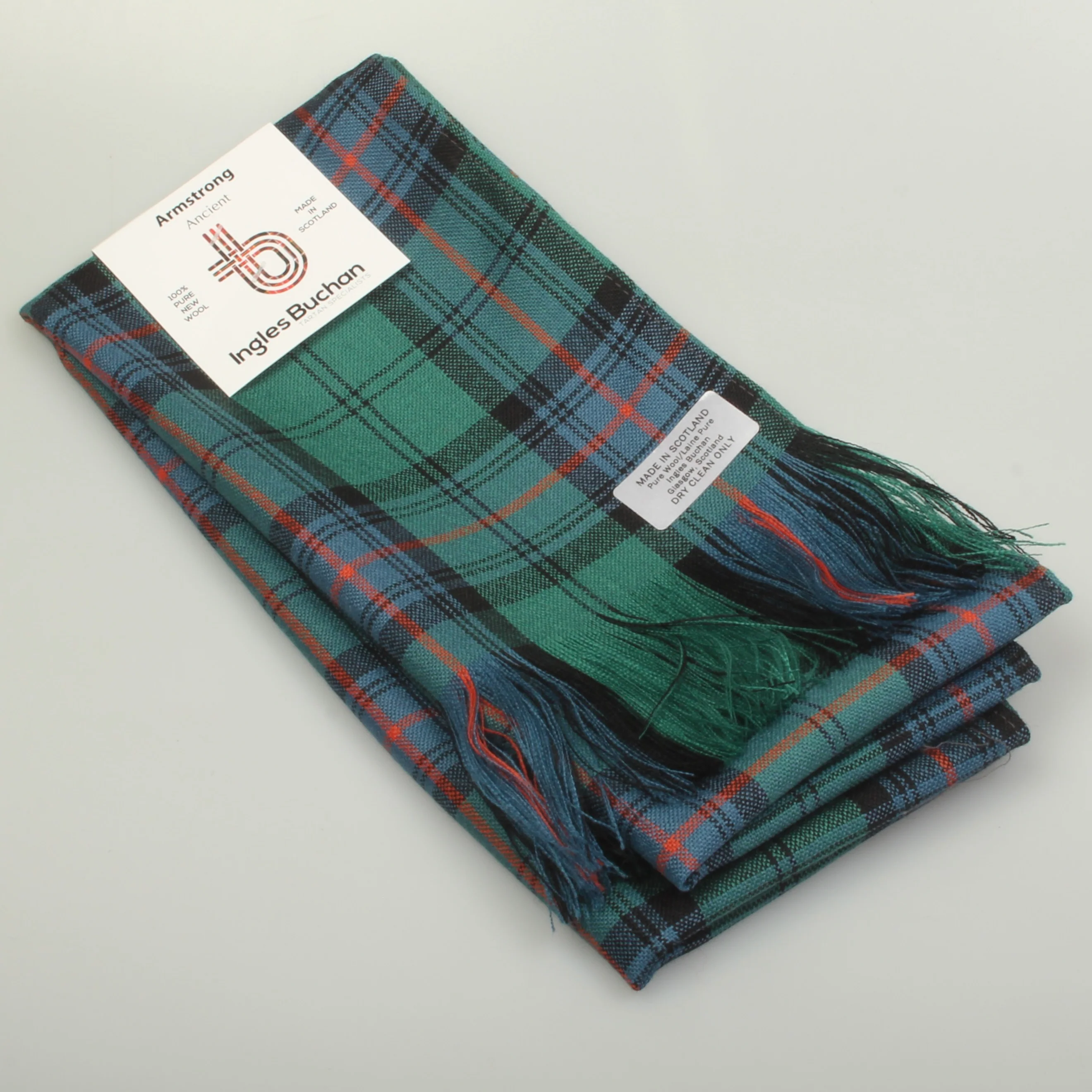 Full Length Sash in Armstrong Ancient Tartan - Image 3