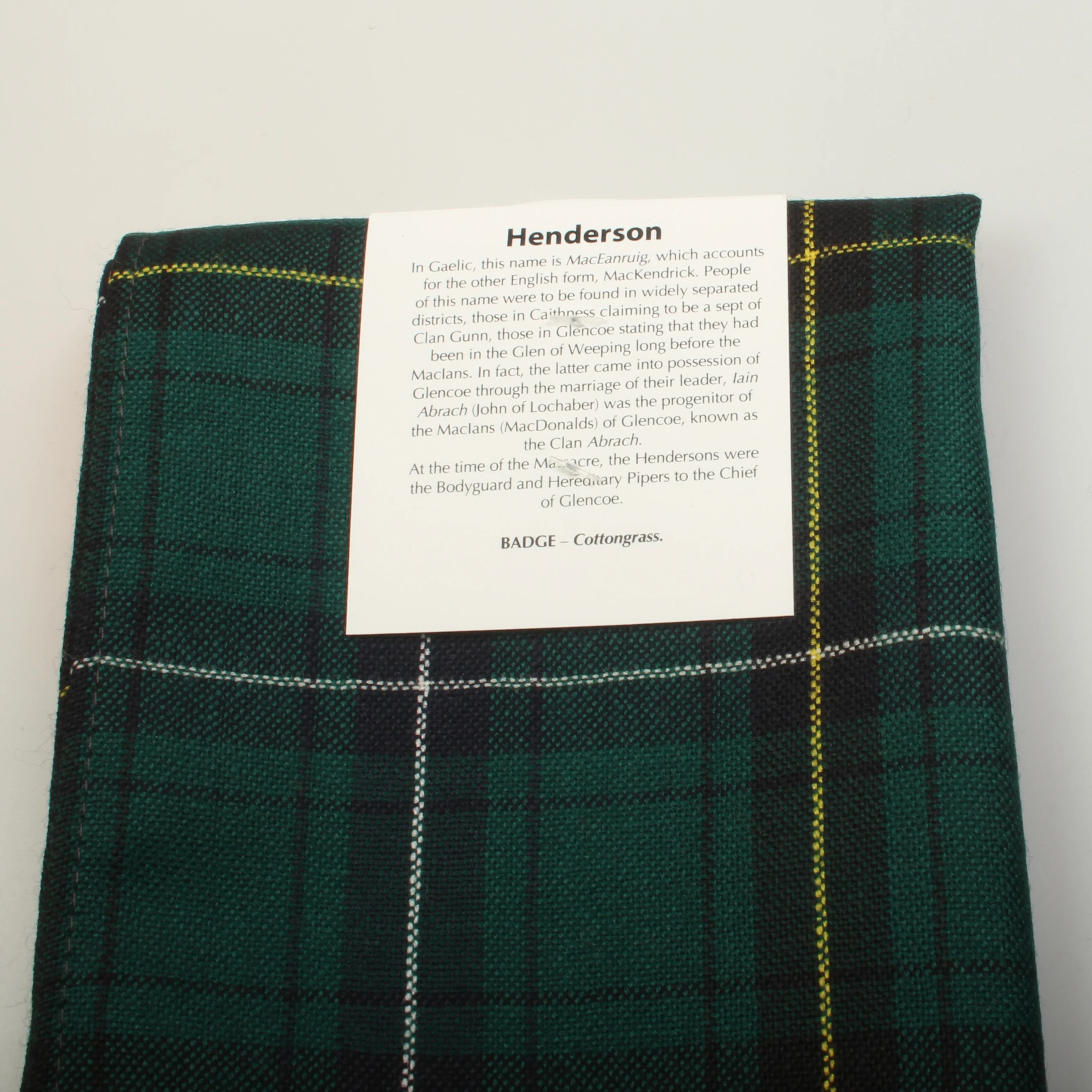 Full Length Sash in Henderson Modern Tartan - Image 2
