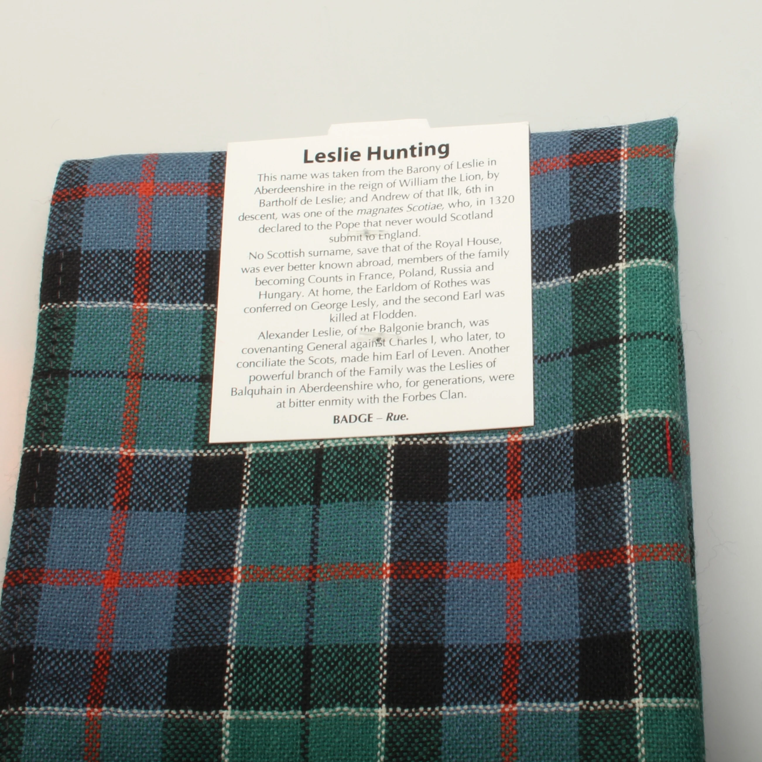 Full Length Sash in Leslie Hunting Ancient Tartan - Image 2