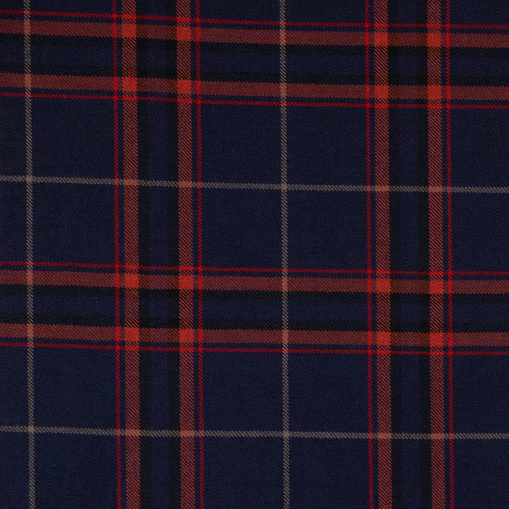 Gaelic Fire - medium weight  tartan - sold by the meter