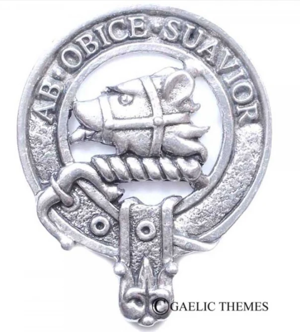 Galbraith Clan Crest Badge in Pewter - Image 2