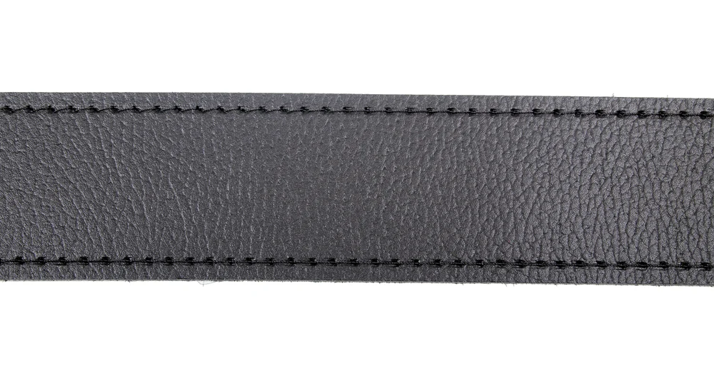 Grained Black Leather Kilt Belt - Image 4