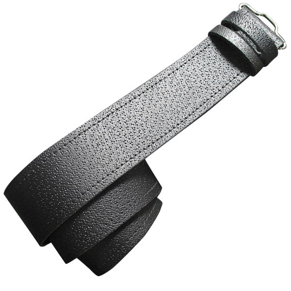 Grained Black Leather Kilt Belt - Image 5