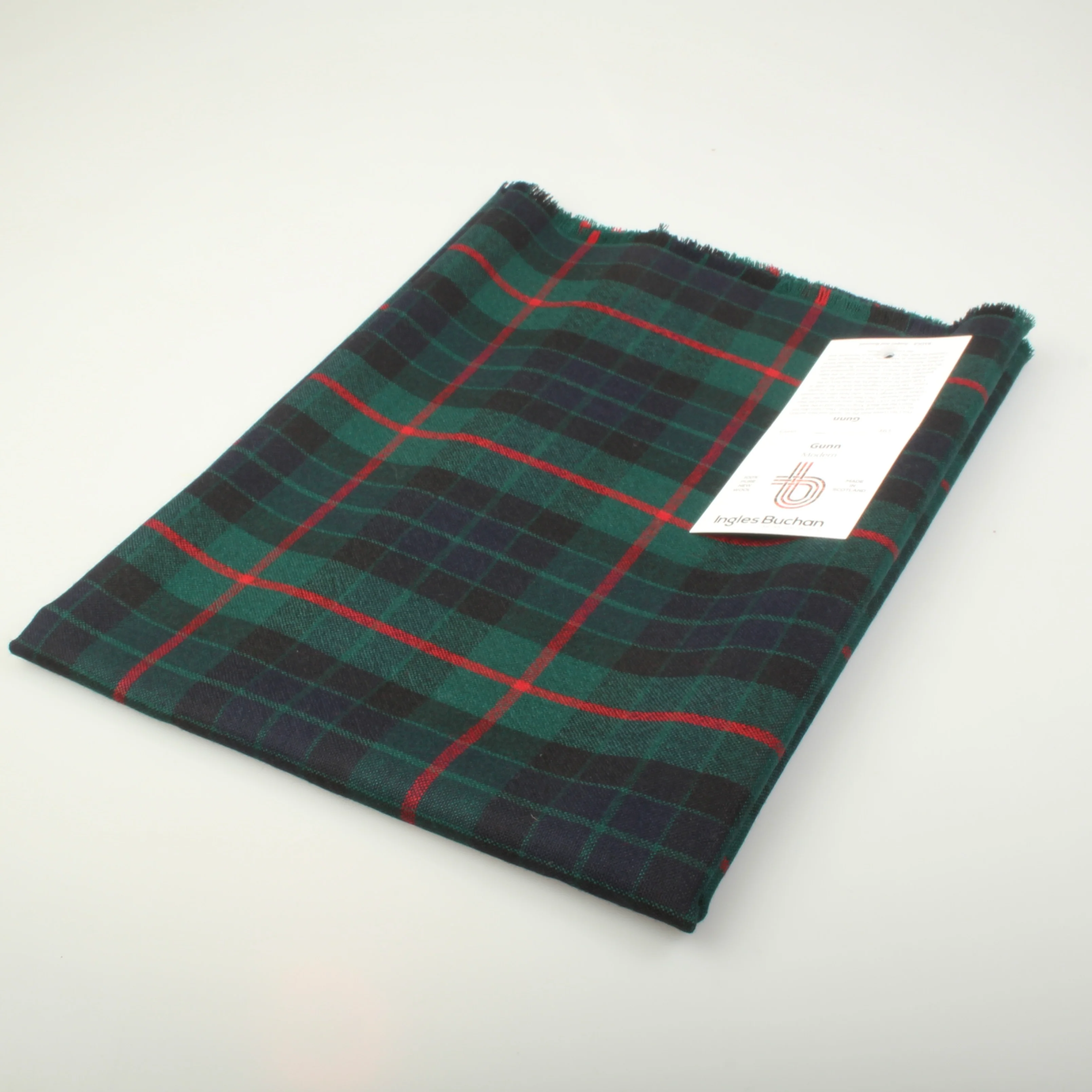 Gunn Modern Tartan Shawl. - Image 3