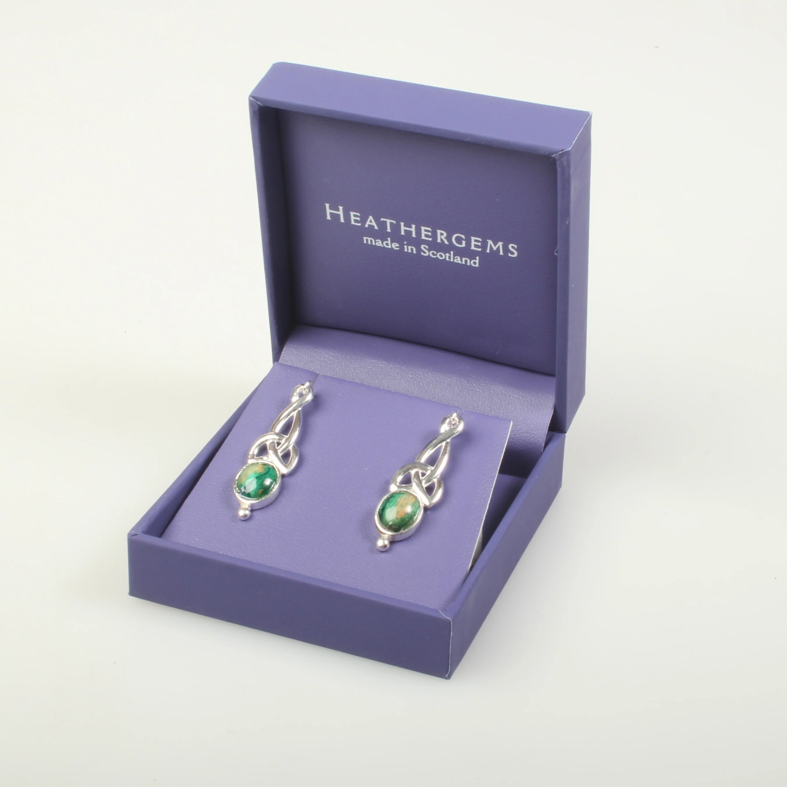 Heathergems Celtic Silver Earrings - Image 3