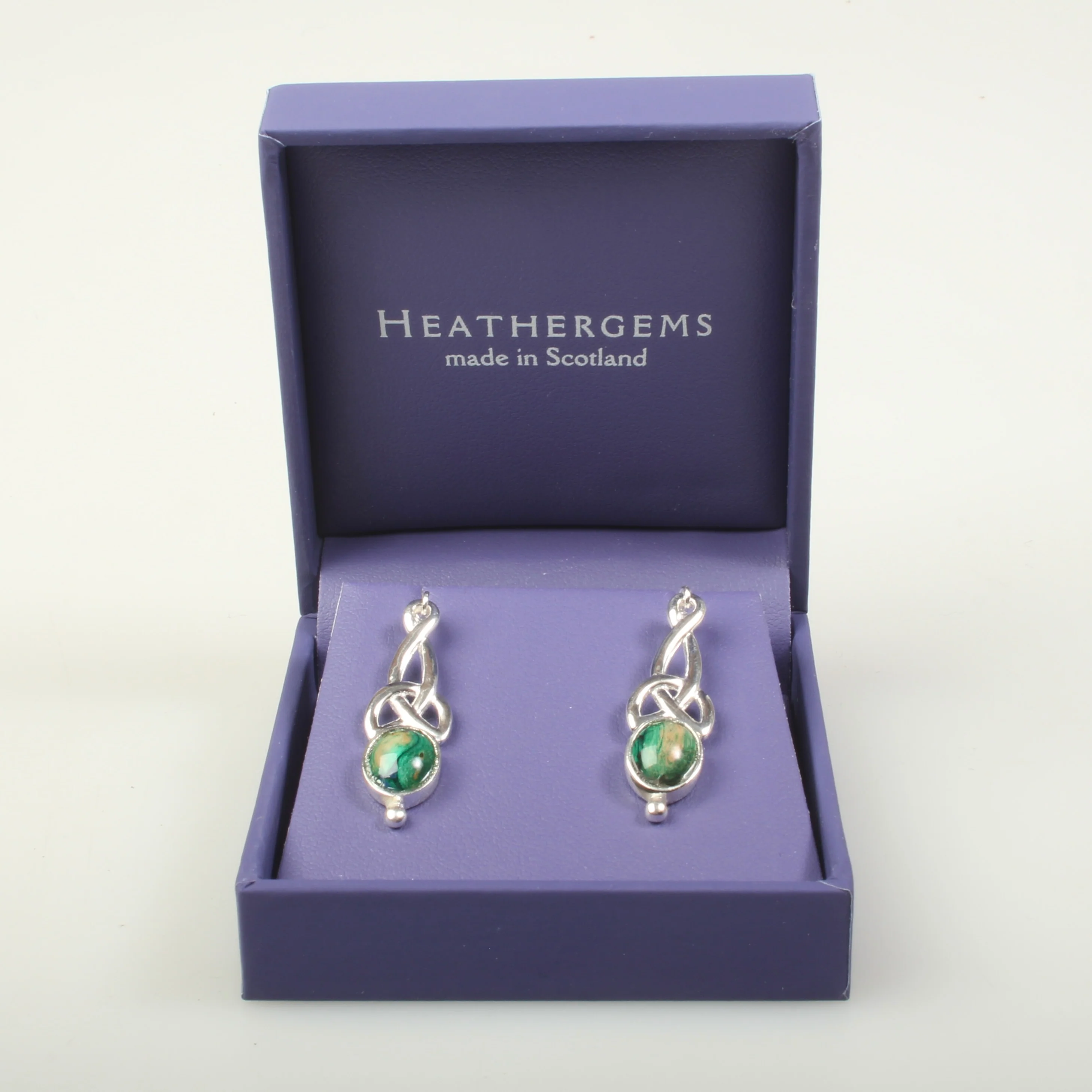 Heathergems Celtic Silver Earrings - Image 4