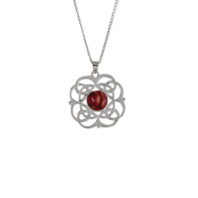 Heathergems Circle Celtic Pendant