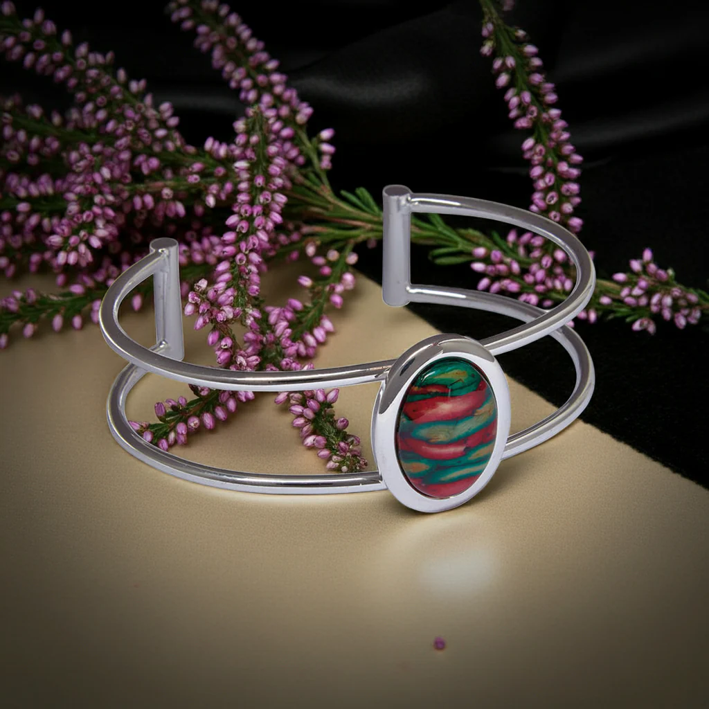 Heathergems Double Bar Bangle - Image 3