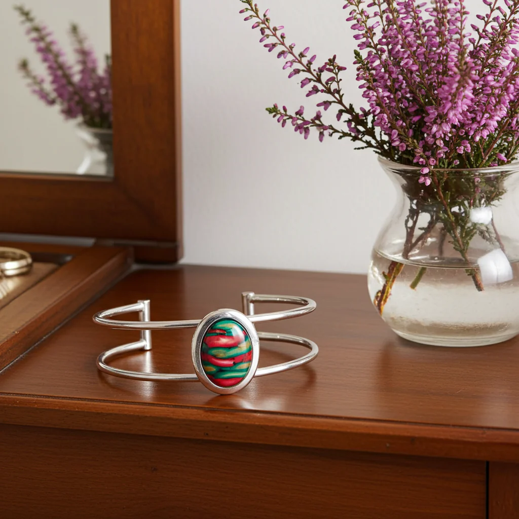 Heathergems Double Bar Bangle - Image 4