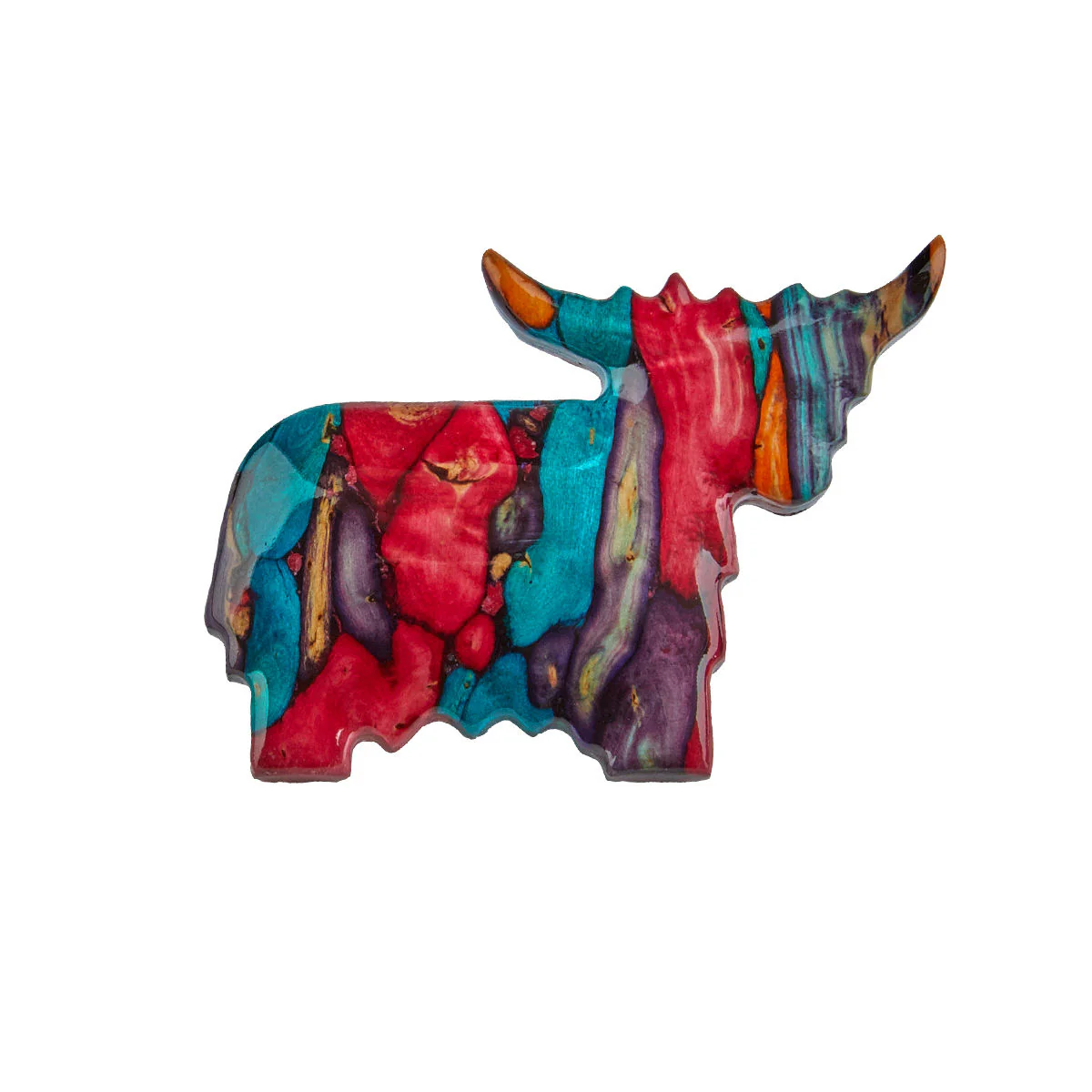 Heathergems Highland Cow Heather Brooch - Image 2