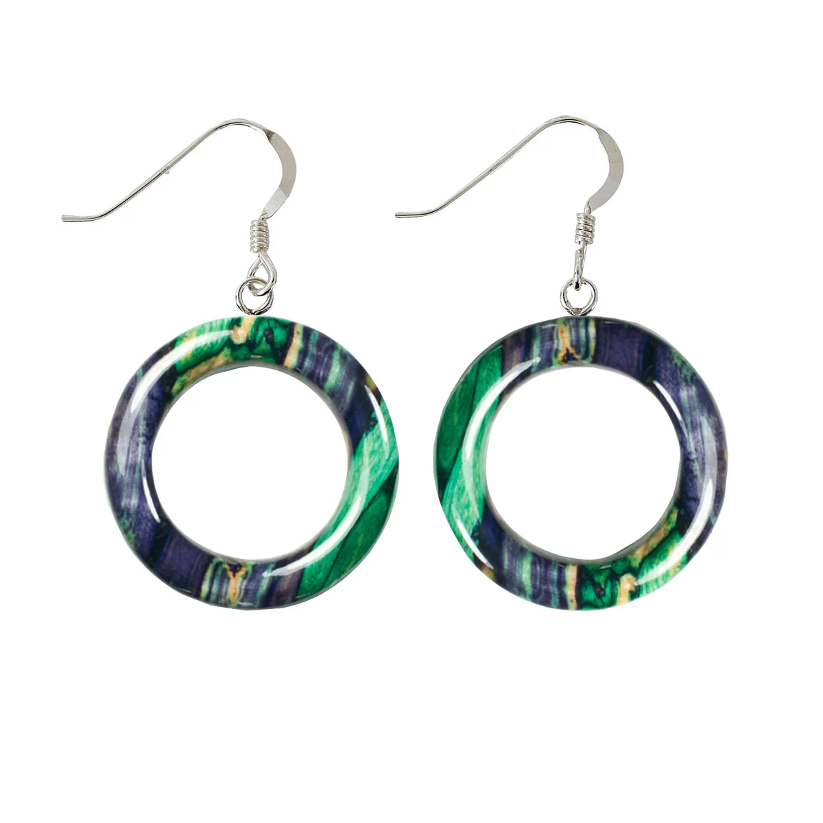 Heathergems Hoop Drop Earrings