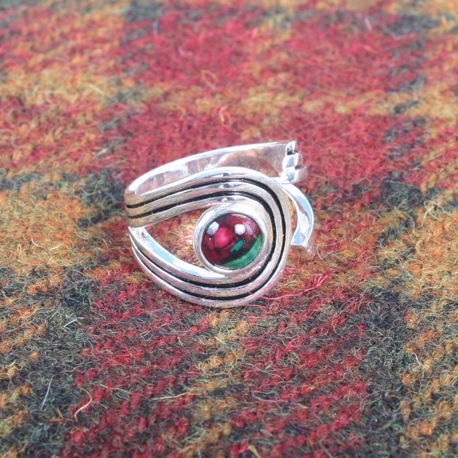 Heathergems Rannoch Swirl Ring