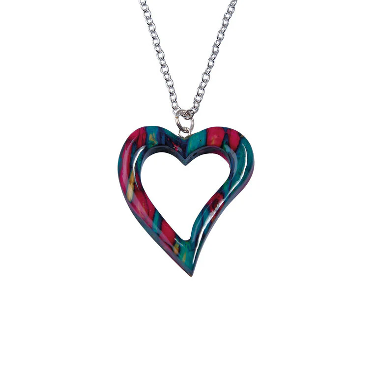 Heathergems Open Heart Pendant - Image 2