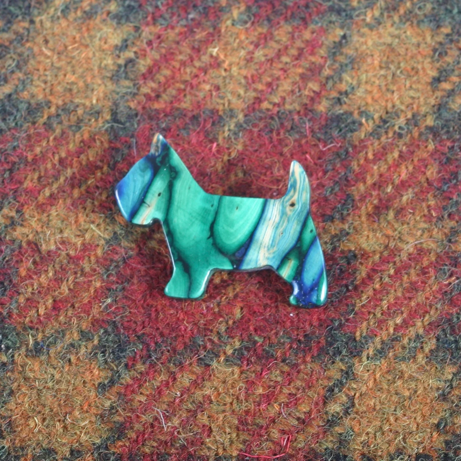 Heathergems Scottie Dog Brooch - Image 3