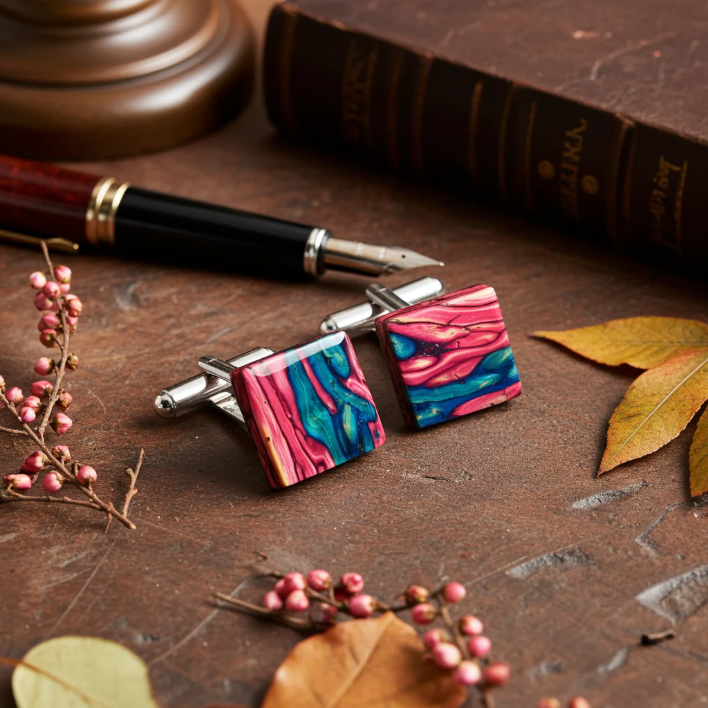 Heathergems Square Cufflinks - Image 3