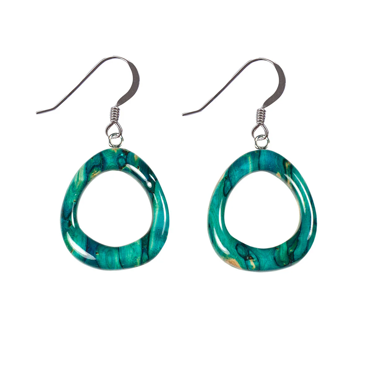 Heathergems Triangle Drop Earrings