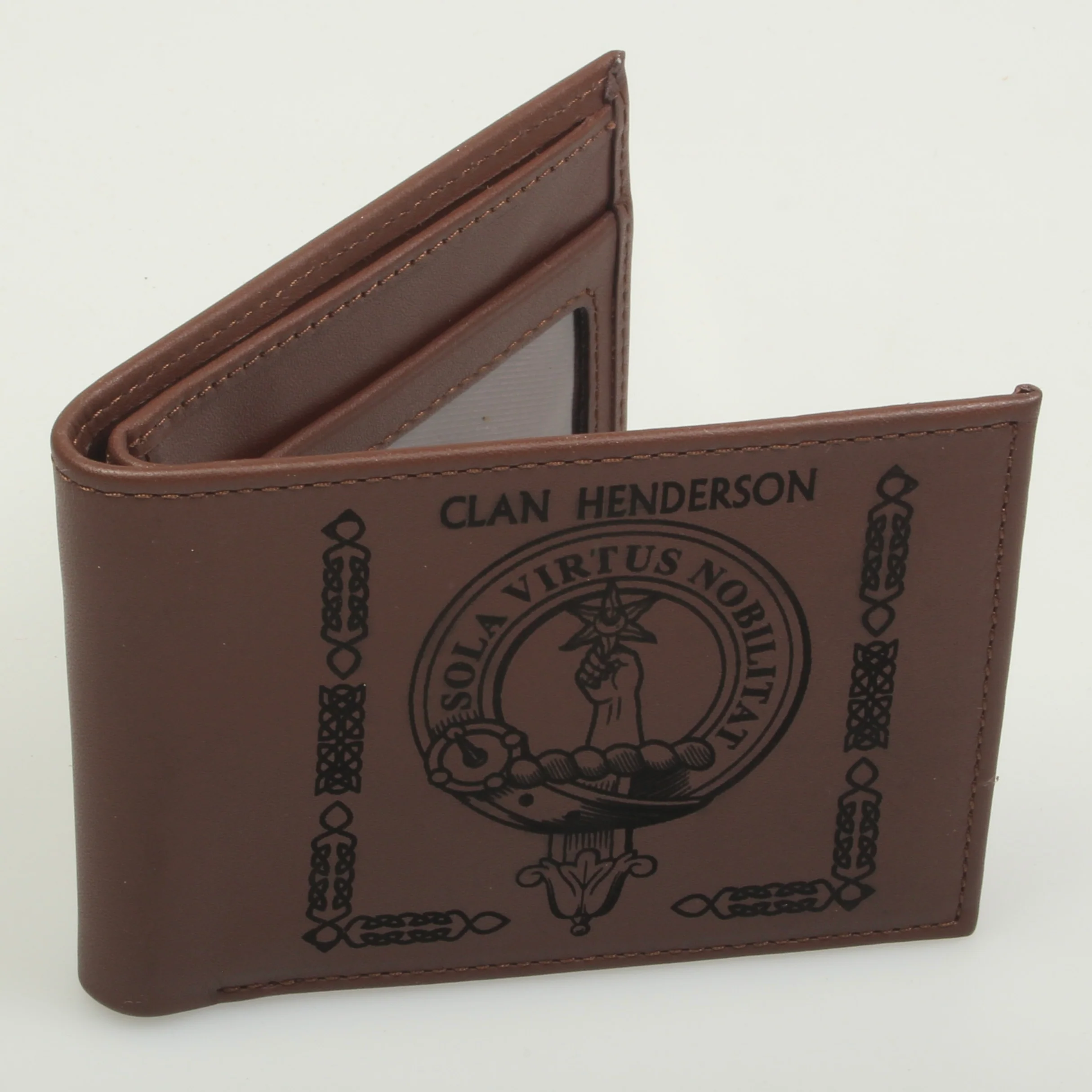 Henderson Clan Crest Real Leather Wallet - Image 2