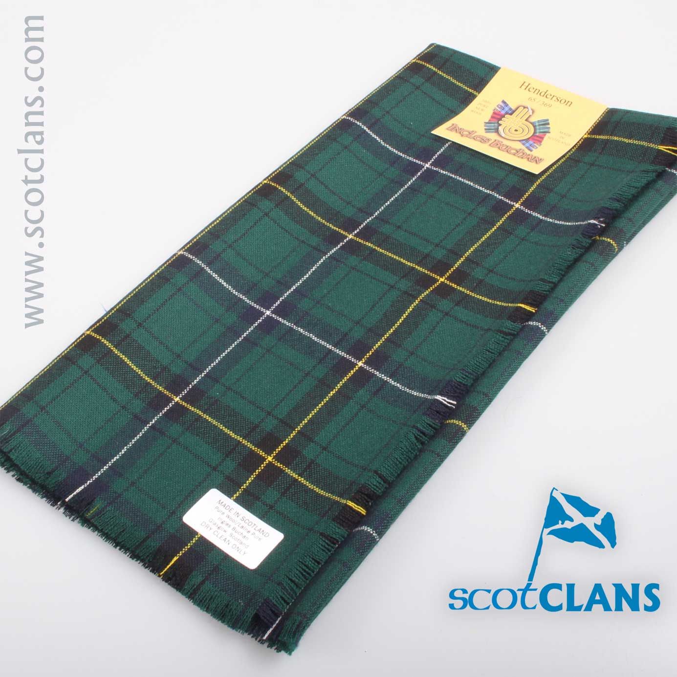 Henderson Modern Tartan Wool Headscarf. - Image 2