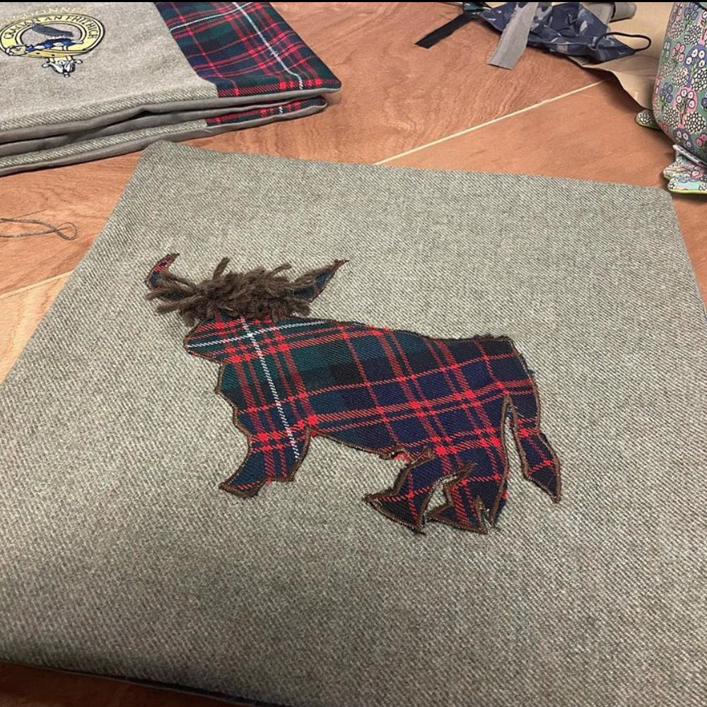 Highland Cooshion Cover - pick a tartan - Image 2