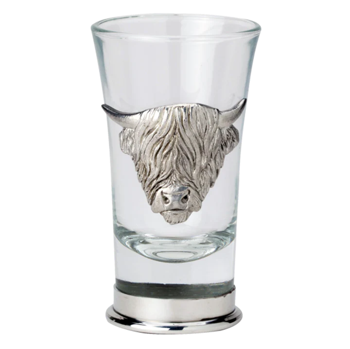 Highland Cow Shot Glass