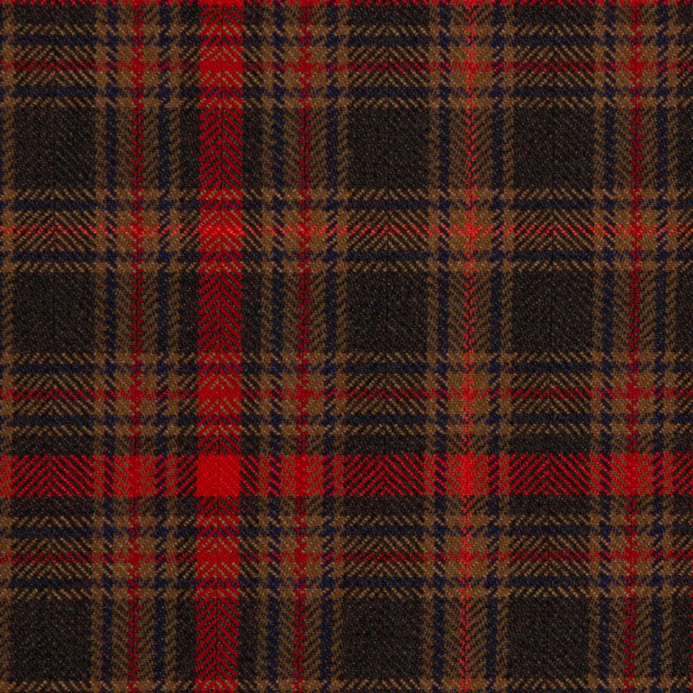 Highland Peat - medium weight tartan - sold by the meter
