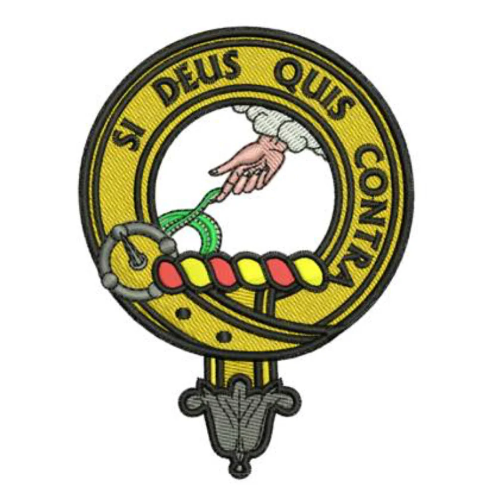 Hutton Clan Crest Embroidered Polo - Image 2