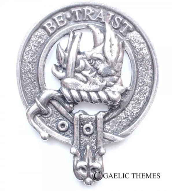 Innes Clan Crest Badge in Pewter