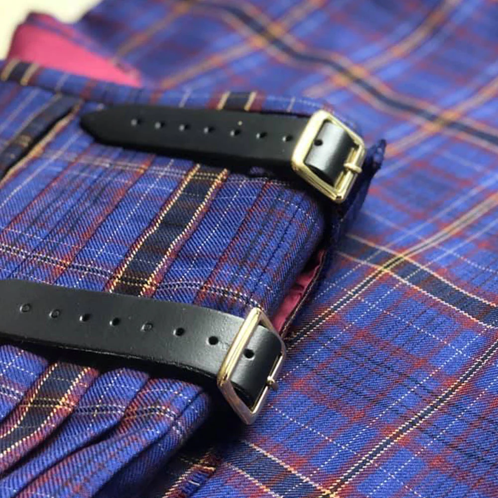 James - Welsh Tartan, Hand Stitched Kilt - Image 3