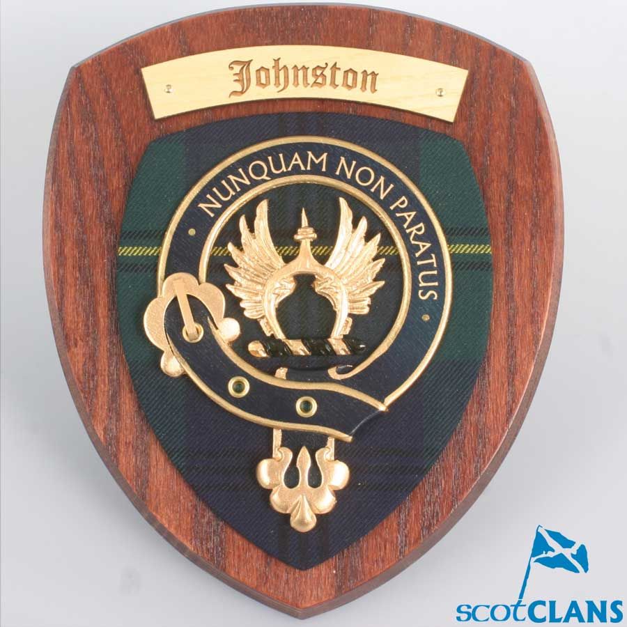 Johnstone Clan Crest Plaque. - Image 2