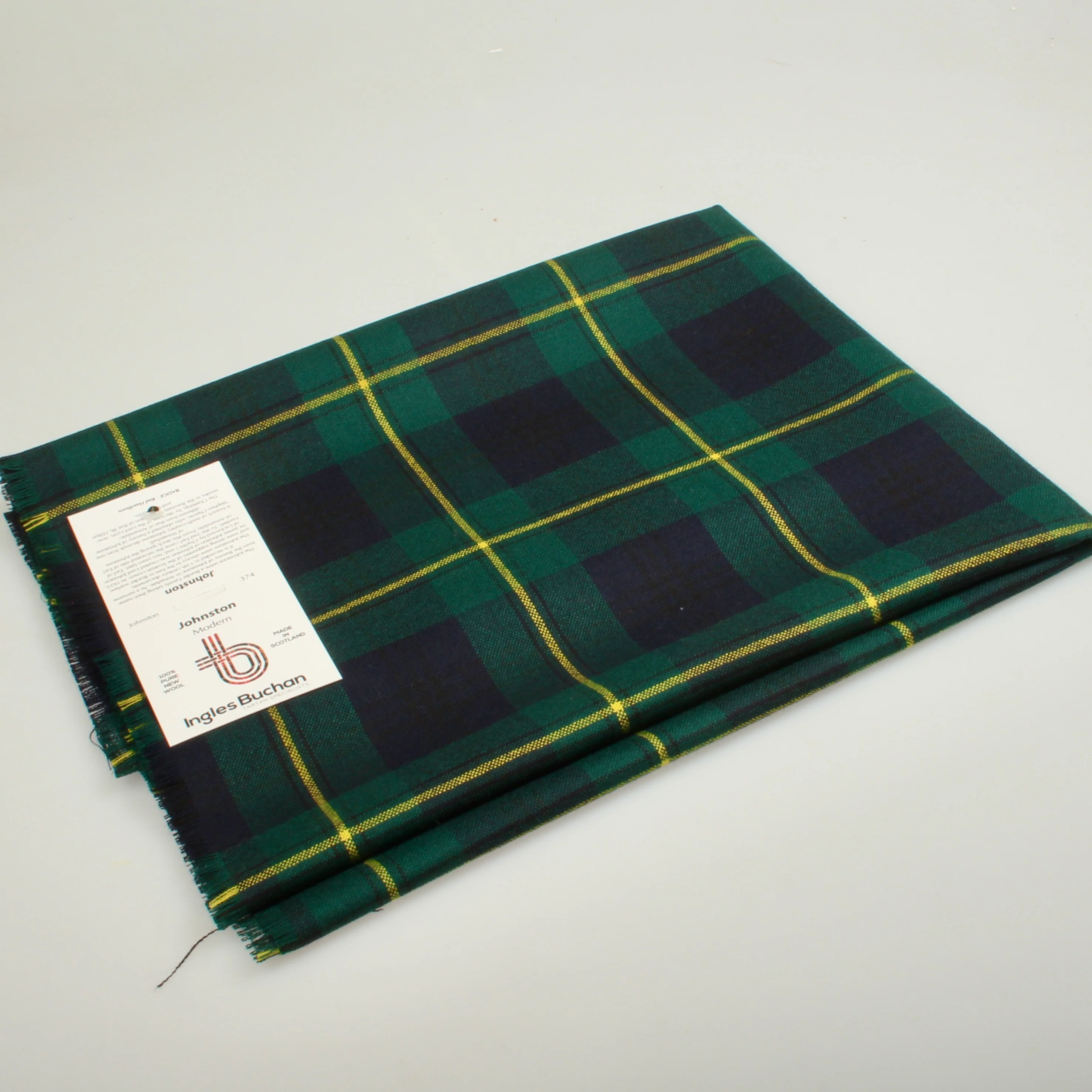 Johnstone Modern Tartan Wool Shawl
