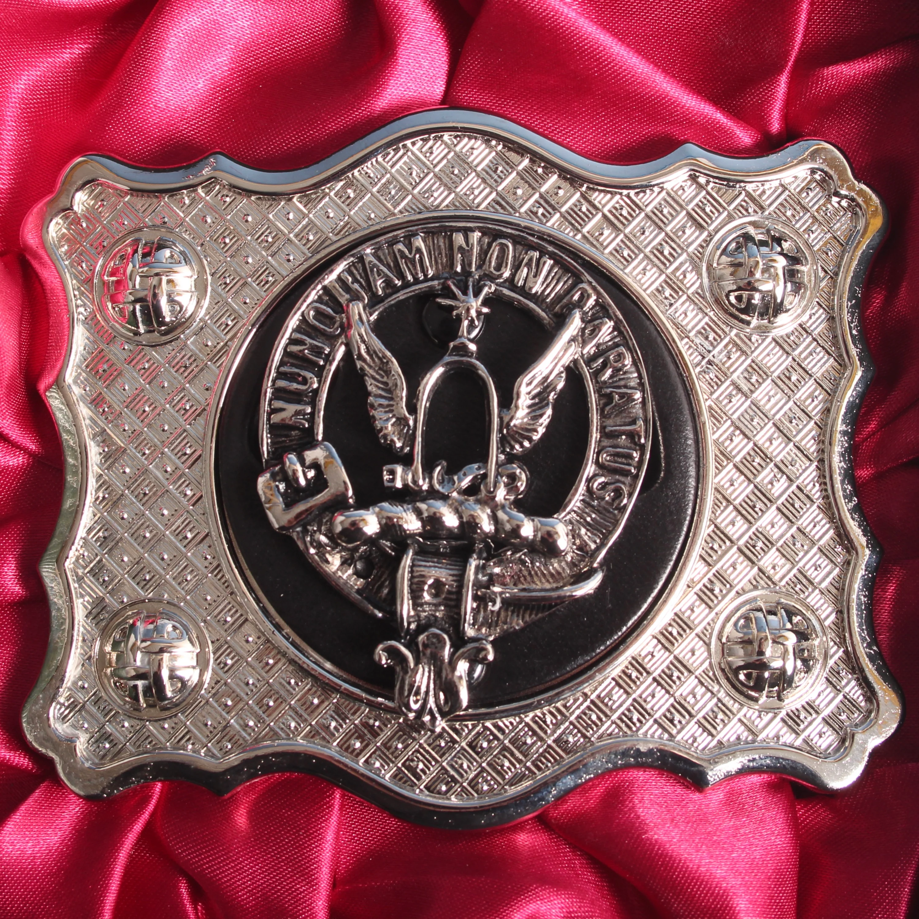 Johnstone Pewter Clan Crest Buckle For Kilt Belts - Image 2